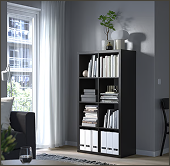 John - Laminated Shelving Unit - Libretti