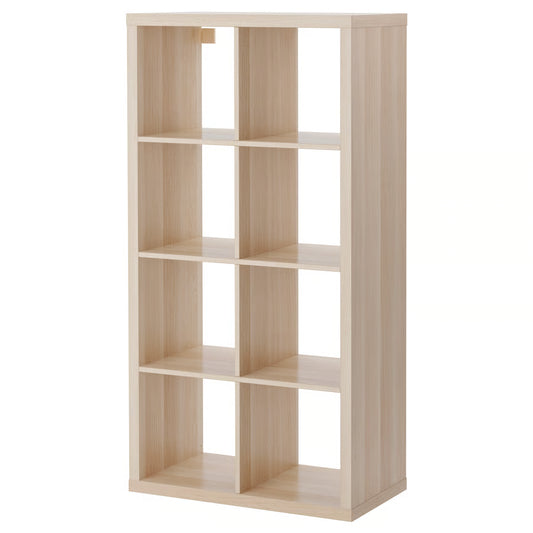 John - Laminated Shelving Unit - Walnut Amati